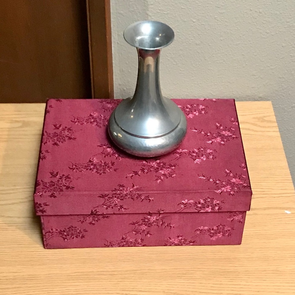 Porter Blanchard pewter Vase, vintage